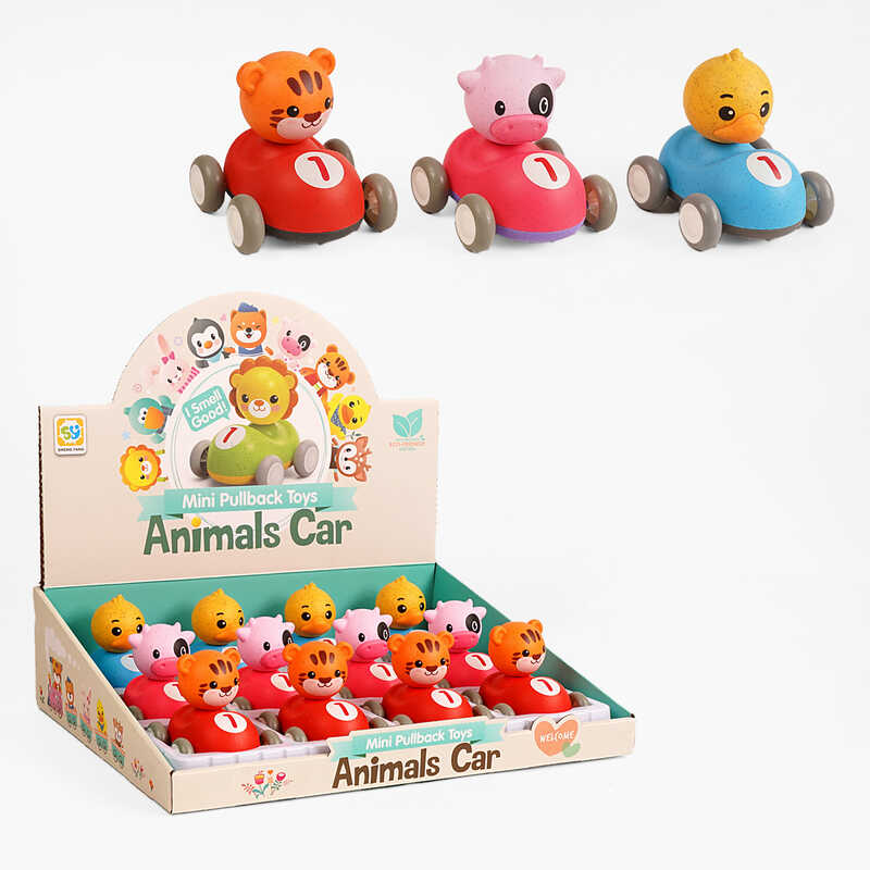 Набір машин SY 032 A (24/2) ЦІНА ЗА 12 ШТУК В БЛОЦІ, інерція, гумові колеса, в коробці