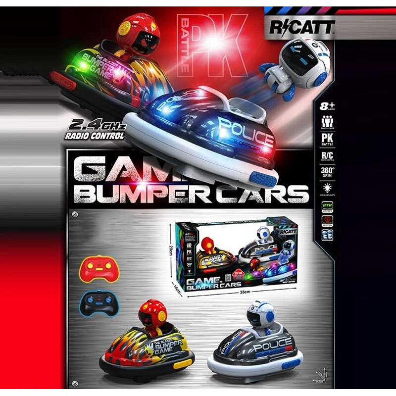 Набір машин на радіокеруванні YW 521 (12/2) 2 машинки, акумулятори 3.7 V, пульти керування 2.4 GHz, підсвічування, звуки, катапульта, в коробці