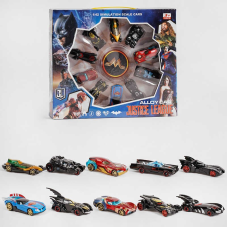 Набір машинок 04199 (36) 10 штук, металопластик, герої, в коробці