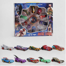 Набір машинок 04199 A (36) 10 штук, металопластик, герої, в коробці