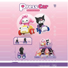 Набір машинок D 006-1 A (18) ЦІНА ЗА 12 ШТУК В БЛОЦІ, герої, інерція, тріскачка, голови обертаються, гумові колеса, в коробці