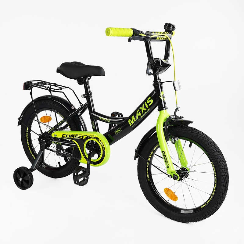 Велосипед 16“ дюймів 2-х колісний “CORSO“ MAXIS CL-16338 Велосипед 16“ дюймів 2-х колісний “CORSO“ MAXIS CL-16338