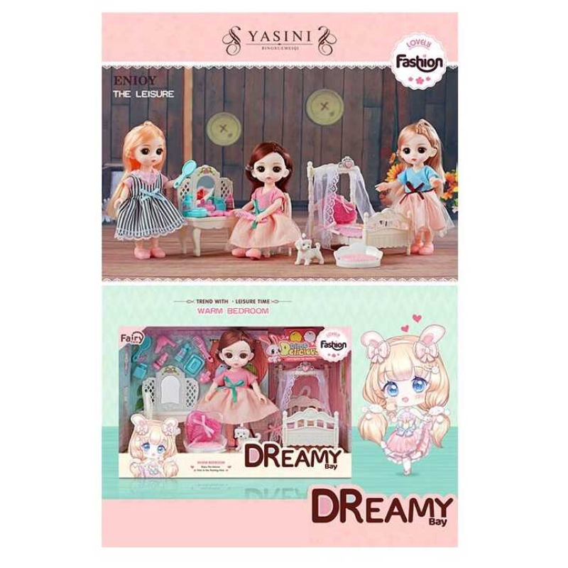 Набір меблів 6641 (24) “Спальня“, лялечка, улюбленець, в коробці Набір меблів 6641 (24) “Спальня“, лялечка, улюбленець, в коробці