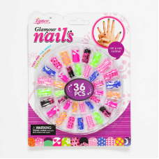 Набір нігтів C 3287 (576/2) 2 розміри, 36 штук, на листі