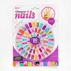 Набір нігтів C 3459 (432/2) 3 розміри, 60 штук, на листі