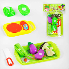 Набір овочів M 110 (360/2) на липучках, таця, ніж, у пакеті