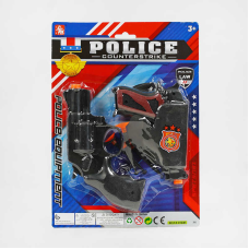 Набір пістолетів 1414-22 (144/2) 2 пістолети, кобура, 3 патрони на присосці, на листі