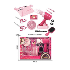 Набір перукаря 2802-1 (36/2) фен видуває повітря, підсвітка, щітка, ножиці, затискачі для волосся, карта VIP клієнта, сумка, в коробці