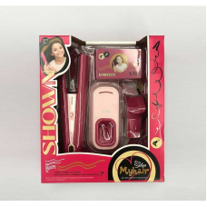 Набір перукаря 2805-3 (72/2) підсвічування, звуки, функціональний стайлер з підставкою, картка, в коробці