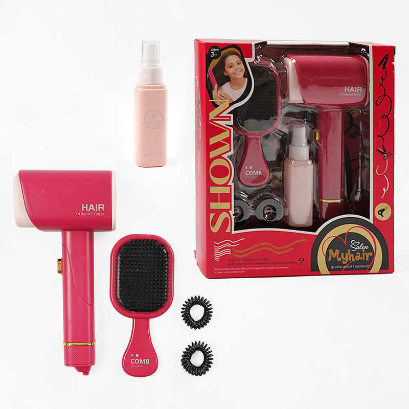 Набір перукаря 2805-4 (72/2) функціональний фен, гребінець, пляшечка з розпилювачем, підсвічування, резинки, в коробці Набір перукаря 2805-4 (72/2) функціональний фен, гребінець, пляшечка з розпилювачем, підсвічування, резинки, в коробці