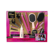 Набір перукаря 626012 (24) 13 елементів, звук, підсвічування, стайлер, щітка для волосся, люстерко, бігуді, заколки, ножиці, в коробці