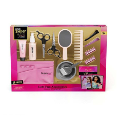 Набір перукаря 626020 (18) 13 елементів, ножиці, люстерко, гребінець, набір для фарбування, заколки, кишеня для інструментів, в коробці
