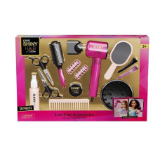 Набір перукаря 626021 (18) 14 елементів, функціональний фен, насадка, ножиці, заколки, бігуді, люстерко, в коробці