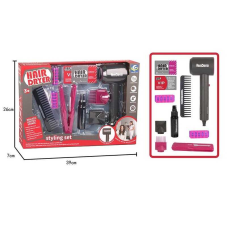 Набір перукаря YF 820 D (42/2) функціональний фен, на батарейках, аксесуари, в коробці