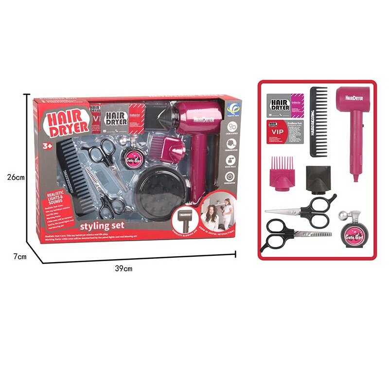 Набір перукаря YF 820 D-1 (42/2) функціональний фен, на батарейках, аксесуари, в коробці Набір перукаря YF 820 D-1 (42/2) функціональний фен, на батарейках, аксесуари, в коробці