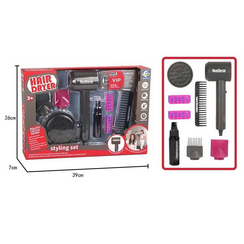 Набір перукаря YF 820 D-3 (42/2) функціональний фен, на батарейках, аксесуари, в коробці Набір перукаря YF 820 D-3 (42/2) функціональний фен, на батарейках, аксесуари, в коробці