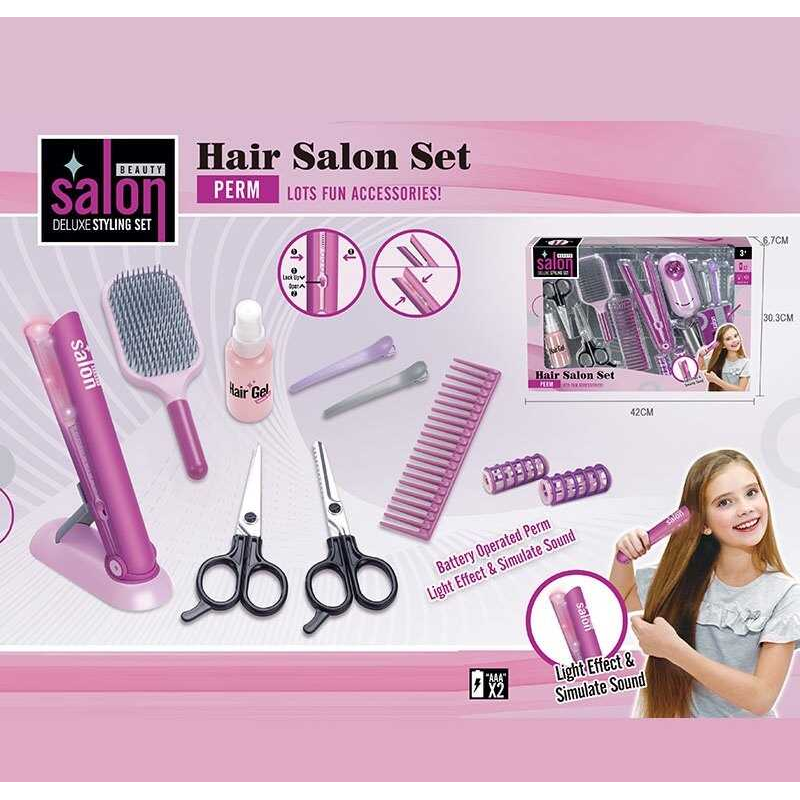 Набір перукаря YLQ 088 (24/2) стайлер, гребінці, заколки, бігуді, ножиці, в коробці