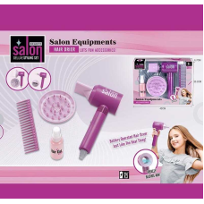 Набір перукаря YLQ 091 (36/2) фен, 2 насадки для нього, гребінець, баночка для спрею, в коробці
