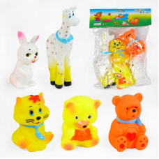 Набір пискавок В 5601 (168/4) “Тваринки”, 5 шт, у пакеті