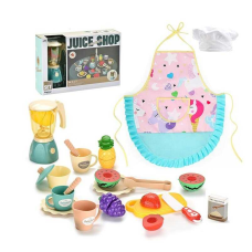 Набір посуду 168-78 (36) 23 елементи, блендер на батарейках, продукти на липучках, посуд, кухонне приладдя, в коробці