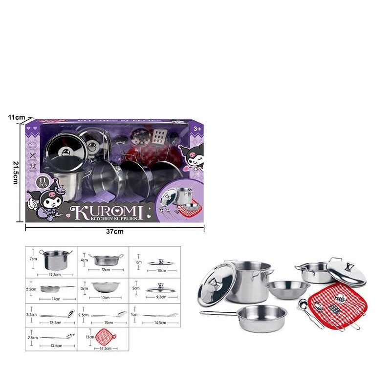 Набір посуду 988 C 47 (36) 11 елементів, металевий, в коробці