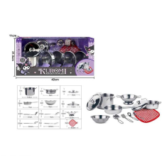 Набір посуду 988 C 48 (36) 12 елементів, металевий, в коробці