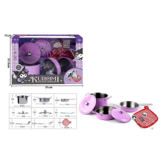 Набір посуду 988 C 55 (48/2) 9 елементів, металевий, в коробці