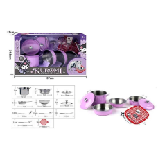 Набір посуду 988 C 56 (36) 11 елементів, металевий, в коробці