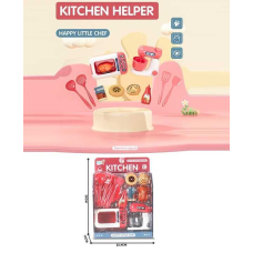 Набір посуду GJJ-H 78 Штрих=01492 (64/2) муляж мікрохвильової печі та міксера, посуд, продукти, у слюді