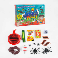 Набір приколів 388-1 (96/2) 16 елементів, муляжі, фігурки комах, в коробці