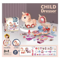 Набір прикрас 8022 (72/2) аксесуари, імітація косметики, в коробці