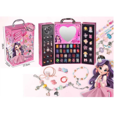 Набір прикрас A 62606 (24/2) намистини, підвіски, фурнітура, в коробці