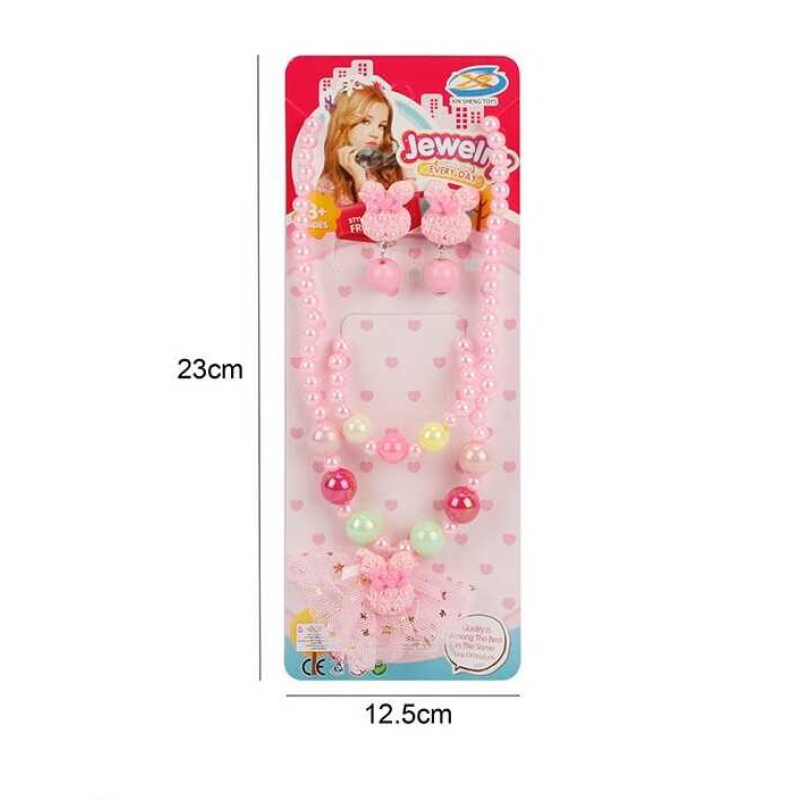 Набір прикрас AG 4-1 (960/2) намисто, браслет, сережки, в пакеті