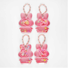 Набір прикрас C 63955 (360) 4 види, ВИДАЄТЬСЯ ТІЛЬКИ МІКС ВИДІВ, намисто,  браслет, кільце, в сумці