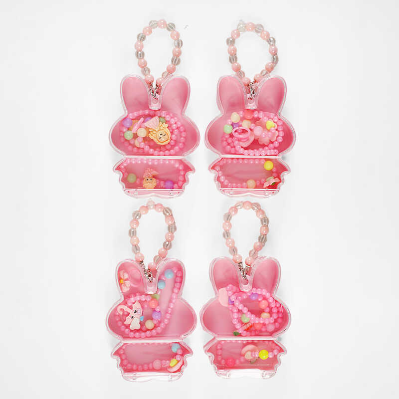 Набір прикрас C 63955 (360) 4 види, ВИДАЄТЬСЯ ТІЛЬКИ МІКС ВИДІВ, намисто,  браслет, кільце, в сумці