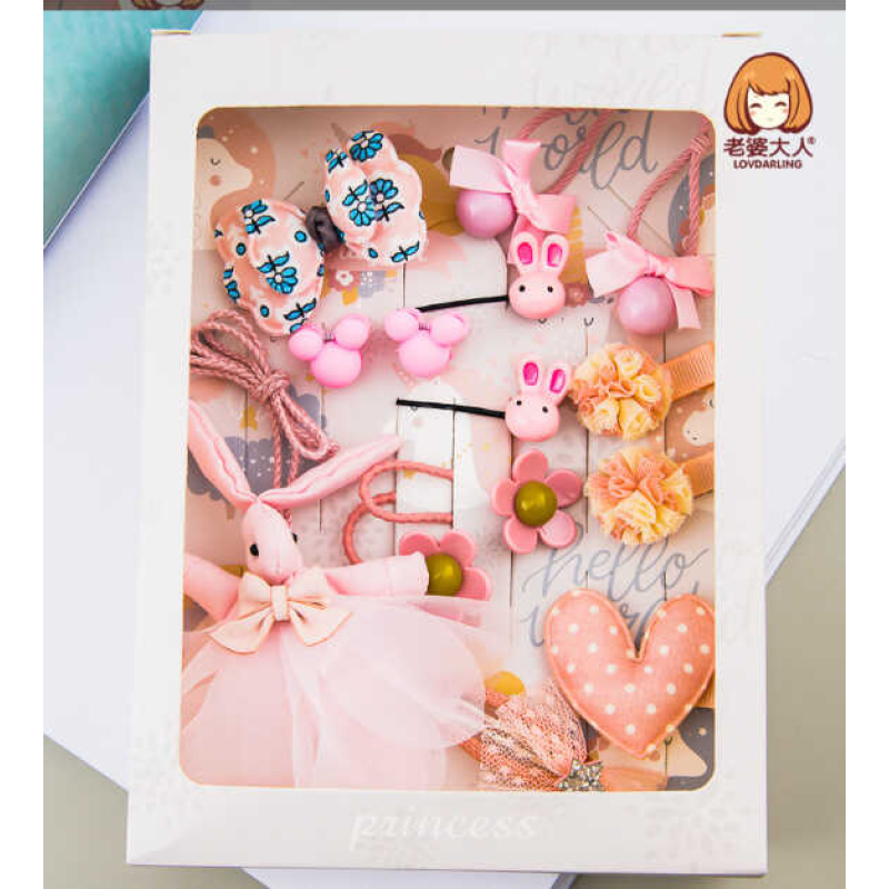 Набір прикрас C 67139 (480) заколки, резинки, прикраса для волосся, в коробці Набір прикрас C 67139 (480) заколки, резинки, прикраса для волосся, в коробці