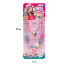 Набір прикрас F 2-59 (600/2) намисто, браслет, прикраса-єдиноріг, в пакеті