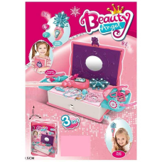 Набір прикрас KL 7528 / 7528 A (48/2) намисто, браслет, каблучки, обруч, органайзер, чарівна паличка, підсвічування, звук, заколка, гребінець, в коробці