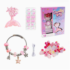 Набір прикрас PX 66092 (120/2) браслет, заколка, накладні нігті, намистини, в коробці
