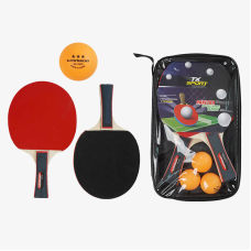Набір ракеток для пінг-понгу C 70219 (50) “TK Sport“, 2 ракетки + 3 м“ячики, в чохлі