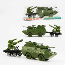 Набір спецтехніки 58706 (96/2) причеп, рухомі елементи, у слюді