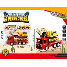 Набір спецтехніки 928 В21 (120/2) 2 види техніки, інерція, тріскачка, у пакеті