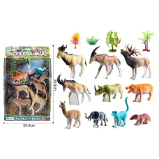 Набір тварин 0588-84 (96/2) “Дика природа”, 10 фігурок, аксесуари, в коробці