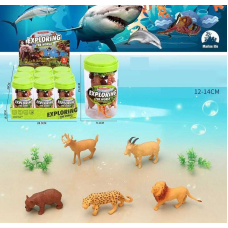 Набір тварин 3305-4 D (12) ЦІНА ЗА 9 ШТУК В БЛОЦІ