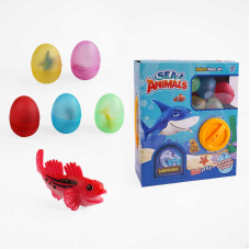 Набір тварин 757-131 (24/2) морські мешканці в яйці, 10 штук, в коробці