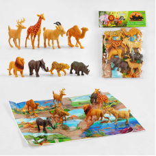 Набір тварин TK - 90334 (168/2) “TK Group“, 8 тварин, ігрове поле, у пакеті