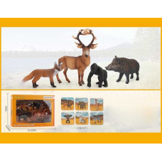 Набір тварин WL 665-33 (36) 4 тварини, в коробці