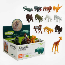 Набір тварин Y 588-1 (24/2) ЦІНА ЗА 12 ШТУК В БЛОЦІ