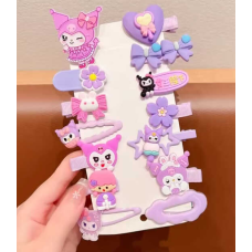 Набір шпильок для волосся C 73132 (1000) ЦІНА ЗА 1 ЛИСТ, герой, 14 штук, в пакеті