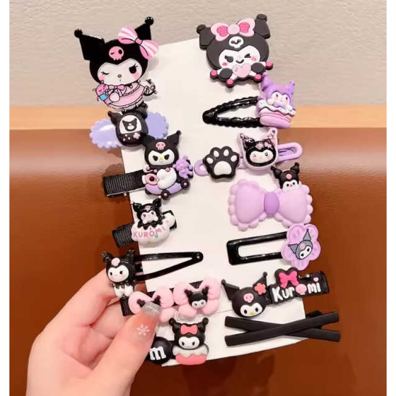 Набір шпильок для волосся C 73133 (1000) ЦІНА ЗА 1 ЛИСТ, герой, 14 штук, в пакеті